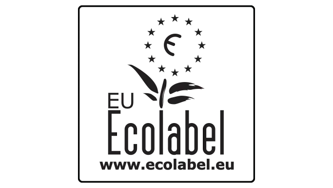 Logo officiel de certification Ecolabel représentant des normes de nettoyage durables et respectueuses de l'environnement.