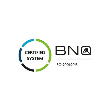 ISO 9001 certification logo representing quality management standards for reliable cleaning solutions.