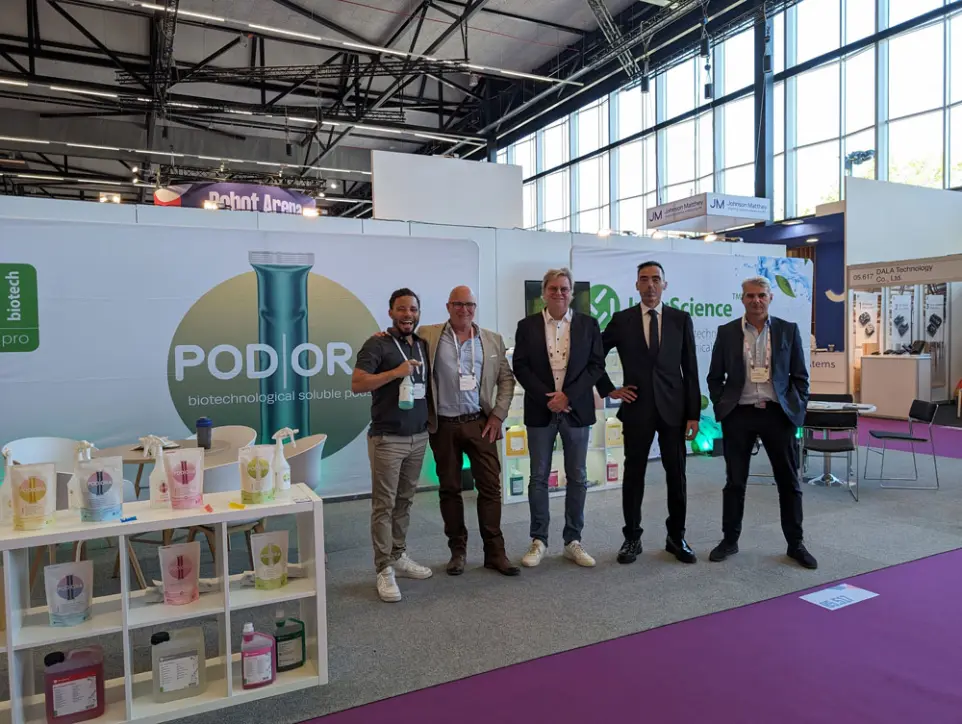Global Leadership: InnuScience at InterClean 2024, driving biotech cleaning innovation worldwide. InnuScience team at InterClean 2024, showcasing PodOra and innovative biotech cleaning solutions for global industries.