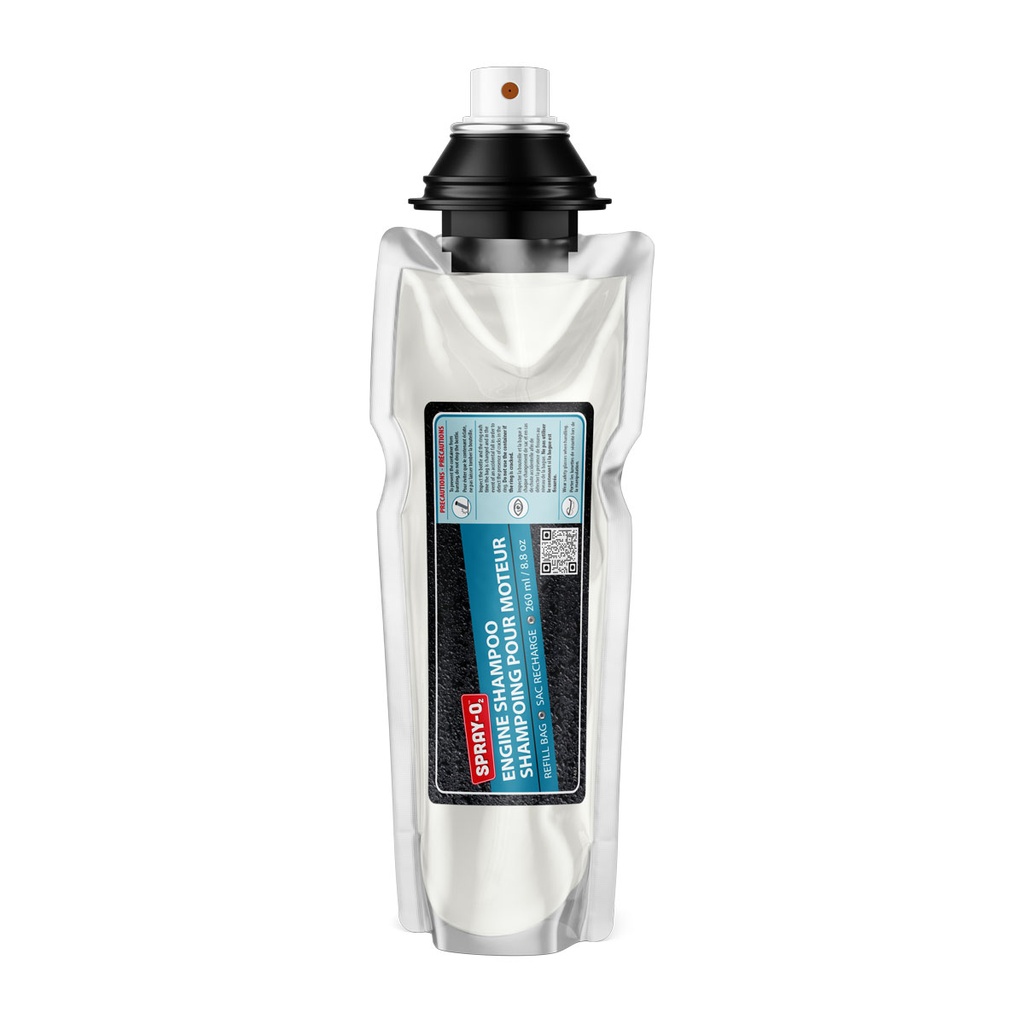 Spray-O2 - Shampooing pour moteur