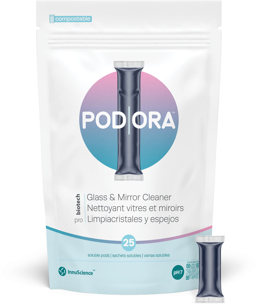 PodOra - Nettoyant vitres et miroirs