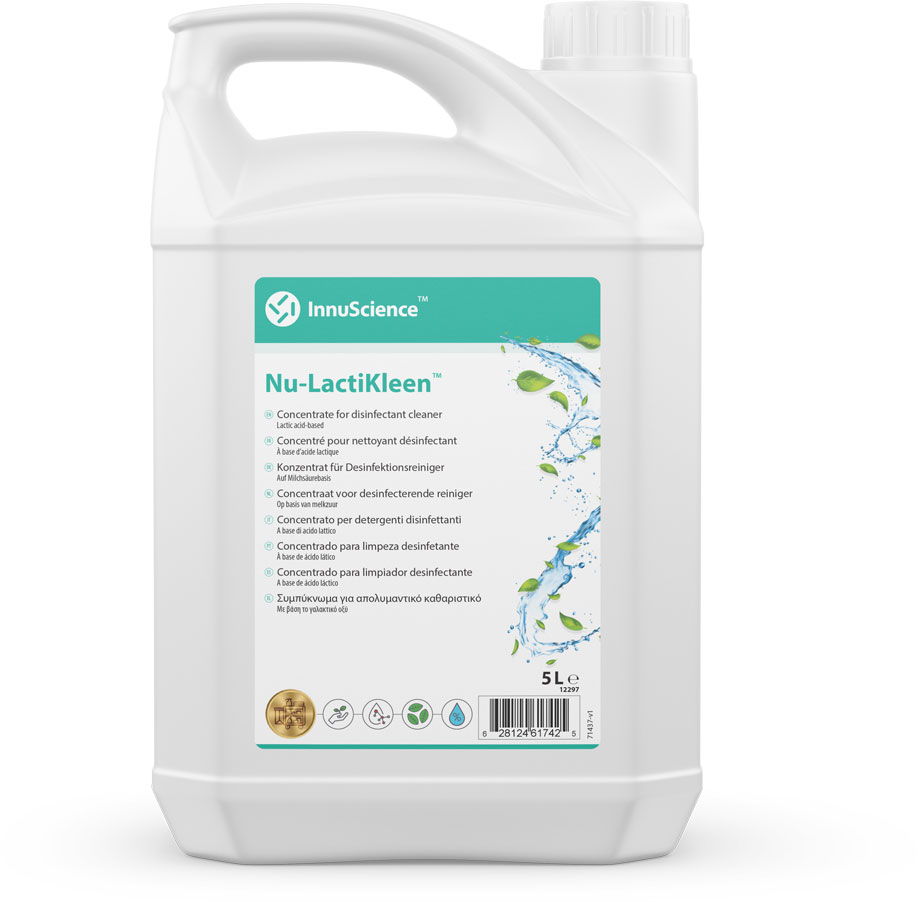 Nu-LactiKleen: Lactic Acid-Based Concentrated Disinfectant Cleaner